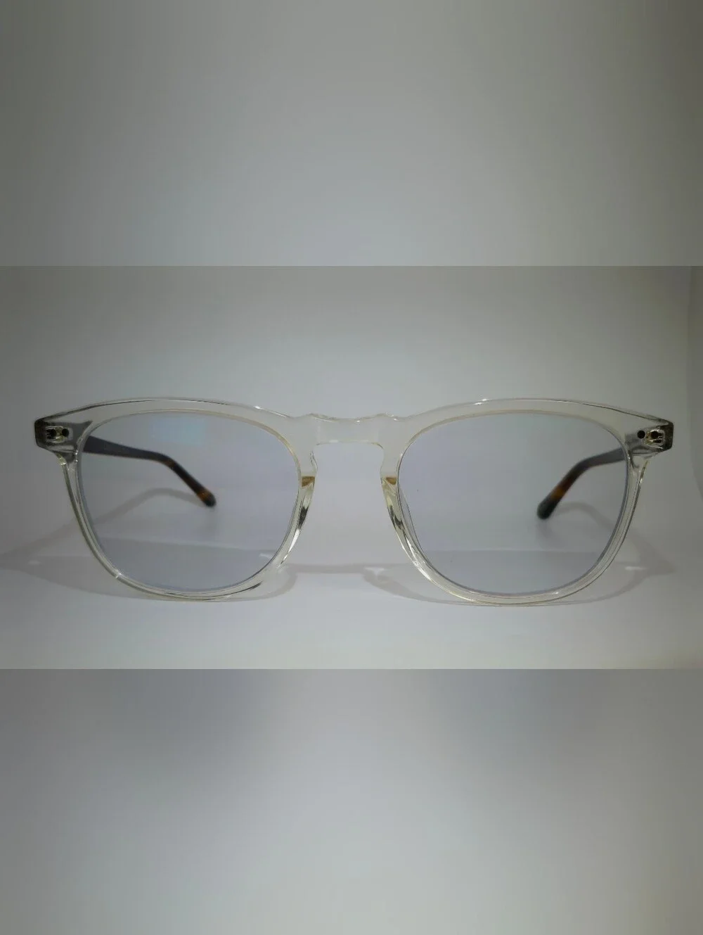 RFLKT. Illusion. Clear Square Eyewear Tortoise Temples. Well Made Frame.